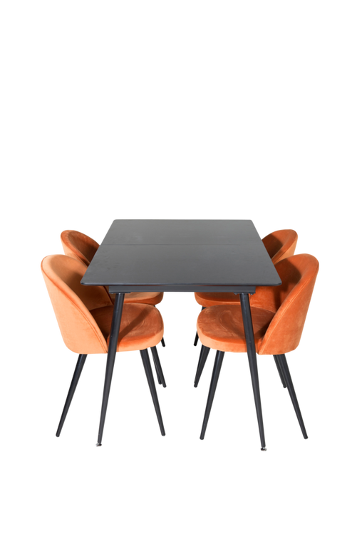 hom_1619013-01_Fs Bild på Matgrupp Solhem inkl 4 st matstolar Valleta - Venture Home