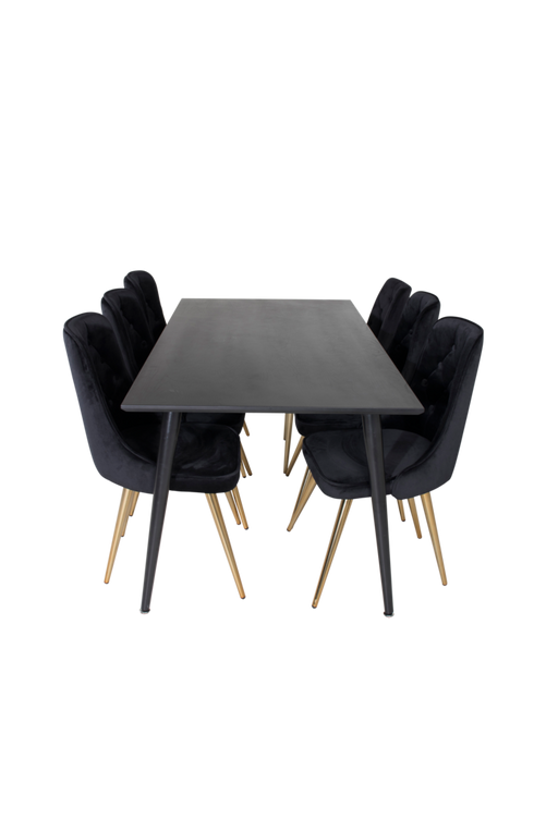 hom_1619020-01_Fs Bild på Matgrupp Doris inkl 6st matstolar Valleta - Venture Home