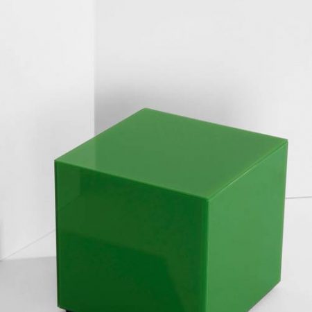 Bild på Pop kub i färgat glas 35x35 cm - Pastill