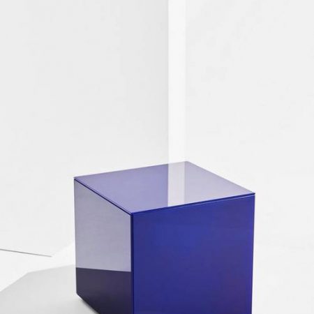 Bild på Pop kub i färgat glas 35x35 cm - Pastill