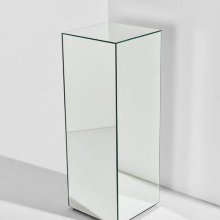 Bild på Ponti piedestal i spegelglas 27x27 cm - Pastill