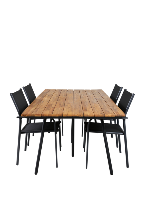 hom_1647556-01_Bs Bild på Matgrupp Cambridge med 4 st Sofia matstolar - Venture Home