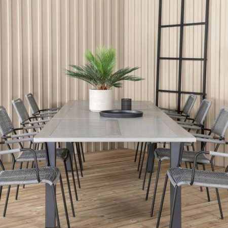 Bild på Matgrupp Alf med 8 st matstolar Levis - Venture Home