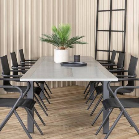 Bild på Matgrupp Alf med 8 st matstolar Malou - Venture Home