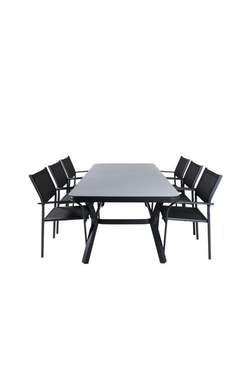 hom_1650315-01_Fs Bild på Matgrupp Uppsala med 6 st Sofia matstolar - Venture Home