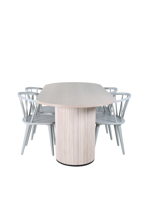 hom_1669875-02_Fs Bild på Matgrupp Bianca med 4 st matstolar Bobby Windsor - Venture Home