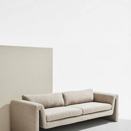 Bild på Mika sofa in bouclé - Pastill