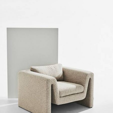 Bild på Mika armchair in bouclé - Pastill