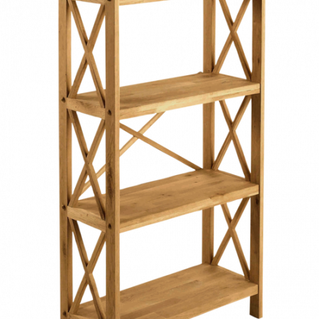 Bild på Hylla 4 Hyllplan Krysstag 124 x 70 x 30 cm - Håum