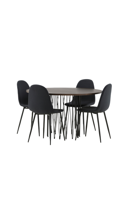 hom_1722567-01_Fs Bild på Matgrupp Stone med 4st matstolar Polar - Venture Home