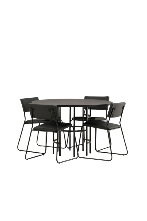 hom_1722568-02_Fs Bild på Matgrupp Copenhagen med 4st matstolar Kenth - Venture Home