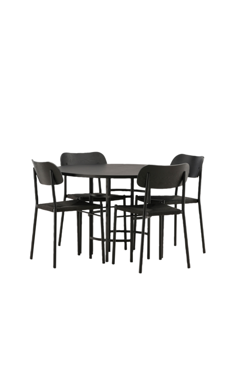 hom_1722571-01_Fs Bild på Matgrupp Copenhagen med 4st matstolar Polly - Venture Home
