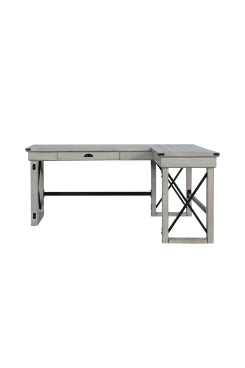 hom_1724382-02_Fs Bild på Skrivbord L-form med höjbar bordsskiva Wildwood - Dorel Home