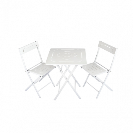 Bild på Trädgårdsset med bord och stolar (3 delar) Oval - Hanah Home