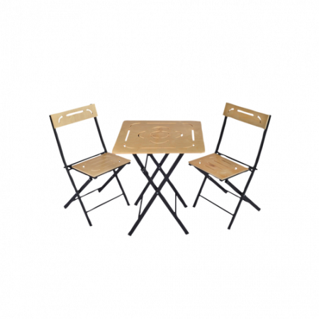 Bild på Trädgårdsset med bord och stolar (3 delar) Oval - Hanah Home