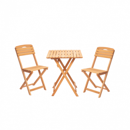 Bild på Trädgårdsset med bord och stolar (3 delar) Miya 003 - Hanah Home
