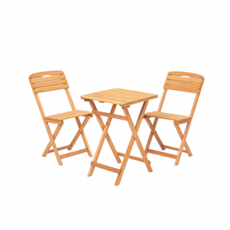 Bild på Trädgårdsset med bord och stolar (3 delar) Miya 002 - Hanah Home