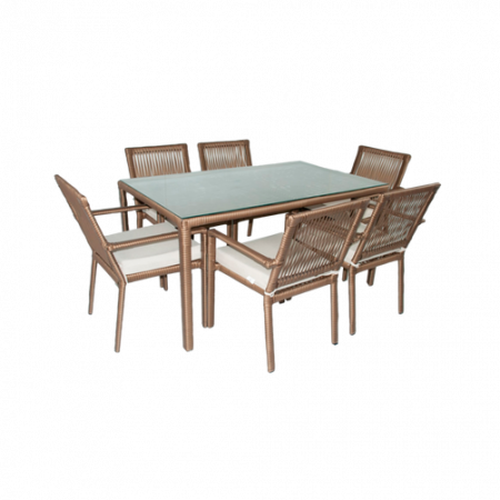 Bild på Sittgrupp för trädgården - Meril - Hanah Home