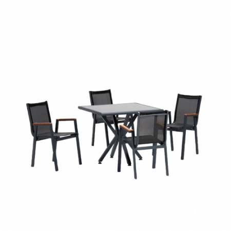 Bild på Trädgårdsset med bord och stolar - Novato - Hanah Home