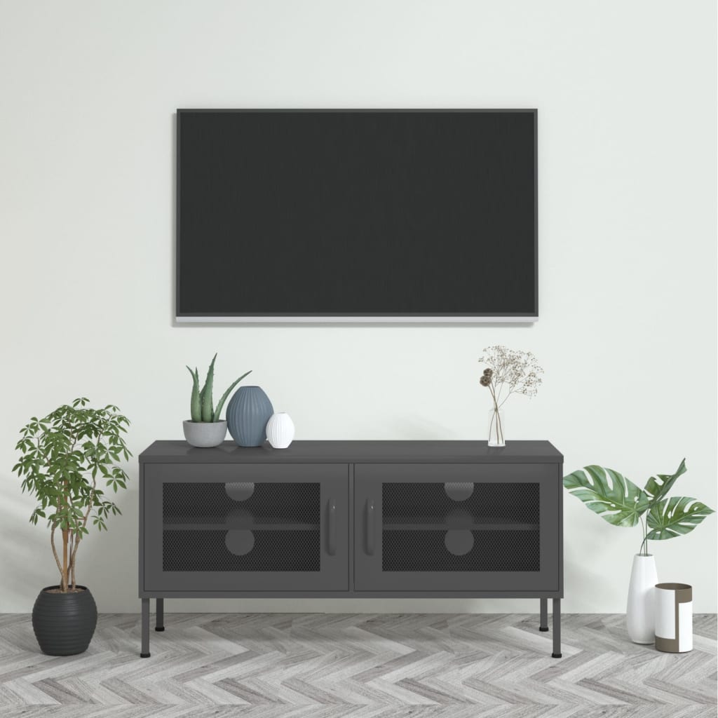 8720286565520_m_en_hd_1 Bild på vidaXL Tv-bänk antracit 105x35x50 cm stål