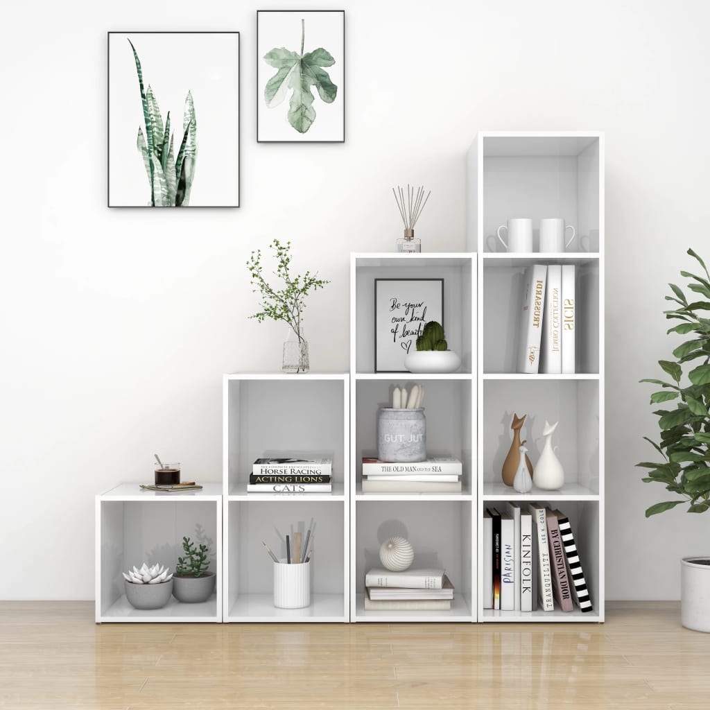 8720286593783_m_en_hd_1 Bild på vidaXL TV-skåp 4 delar vit högglans spånskiva