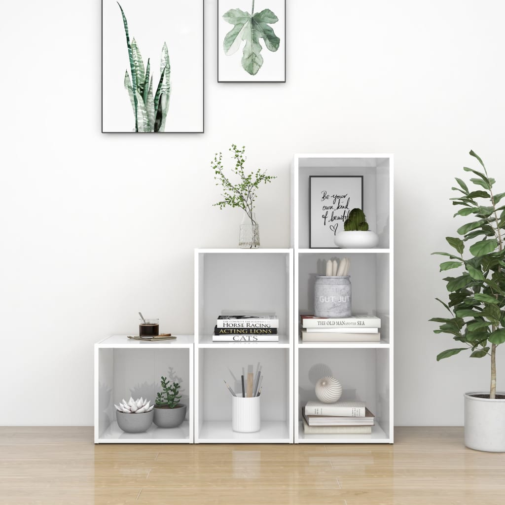 8720286593875_m_en_hd_1 Bild på vidaXL TV-skåp 3 delar vit högglans spånskiva