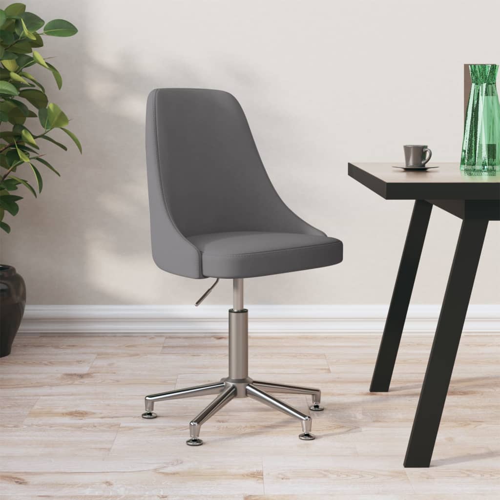 8720286674116_m_en_hd_1 Bild på vidaXL Snurrbar kontorsstol mörkgrå tyg