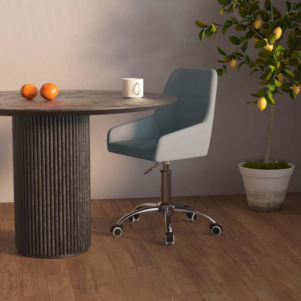 8720286675298_m_en_hd_1 Bild på vidaXL Snurrbar kontorsstol ljusgrå tyg