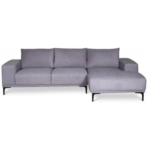 Emerson ljusgrå divansoffa - Soffor med divan