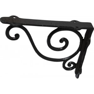 Gjutjärn hyllkonsol 19 x 14 cm - Svart - Vägghyllor -Hyllor & Förvaring - Hyllor