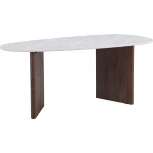 Grönvik matbord 180 x 90 cm - Mocca/offwhite - Övriga matbord