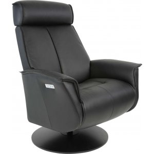 Hjellegjerde Bo elektrisk reclinerfåtölj - Svart - Reclinerfåtöljer