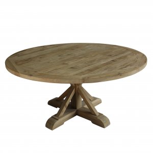 Judith runt matbord Ø160 cm - Återvunnen furu - Ovala & Runda bord