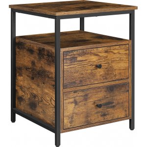 Katrin sängbord 45 x 45 cm - Svart - Sängbord -Sovrumsmöbler - Sängbord