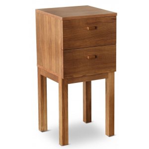 Kivik sängbord med låda - Valnöt - Sängbord -Sovrumsmöbler - Sängbord