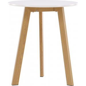 Leonora matbord Ø65 cm - Vit - Ovala & Runda bord