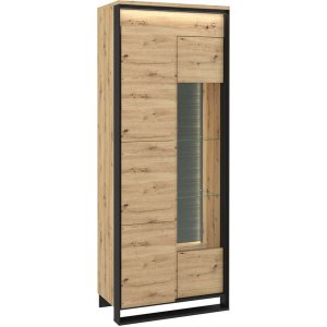 Quant vitrinskåp - Artisan ek/svart - Vitrinskåp & Glasskåp -Vitrinskåp & Glasskåp - Hyllor & Förvaring