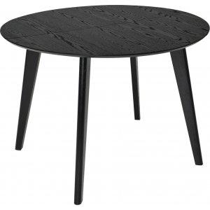 Sagene matbord 130-230 x 130 cm - Svartlackad ek - Ovala & Runda bord