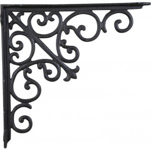 Smide hyllkonsol 10 x 10 cm - Svart - Vägghyllor -Hyllor & Förvaring - Hyllor